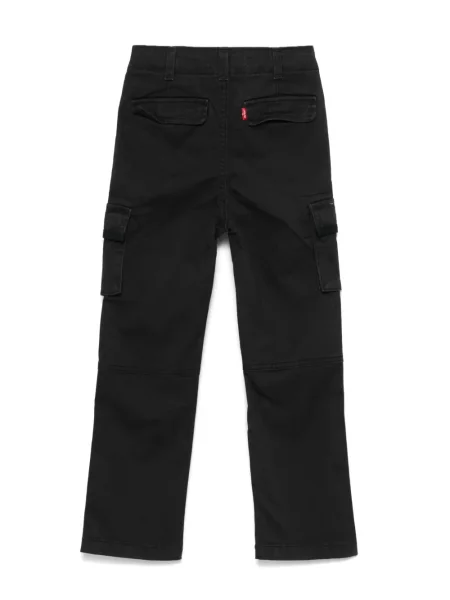 Spodnie cargo dziecięce Levi's czarne