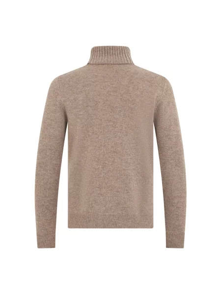 Sweter Fedeli z kaszmiru brązowy