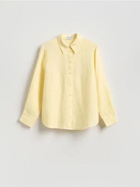 Reserved Cămașă din in galben