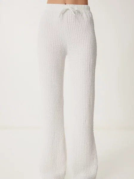 Happiness İstanbul Pantaloni alb