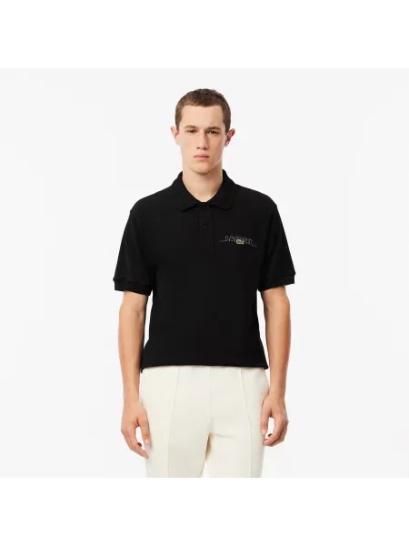 Lacoste Koszulka Polo Classic Fit czarna