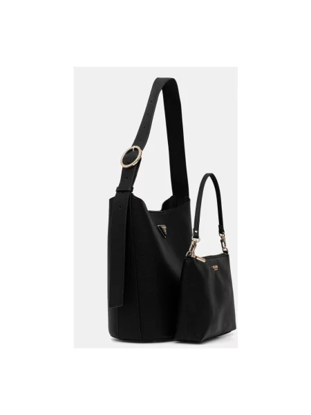Torebka hobo Guess czarna