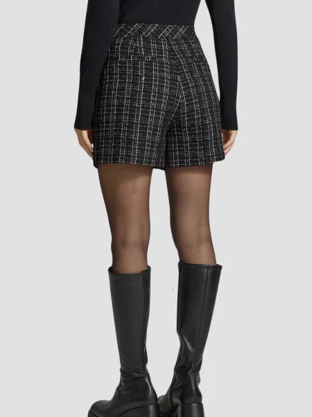 Твідові шорти Guess чорні