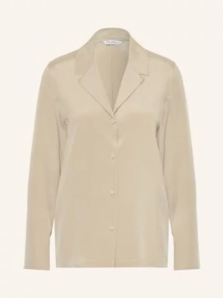 Max Mara Bluzka Aedo Z Jedwabiu beige beżowa