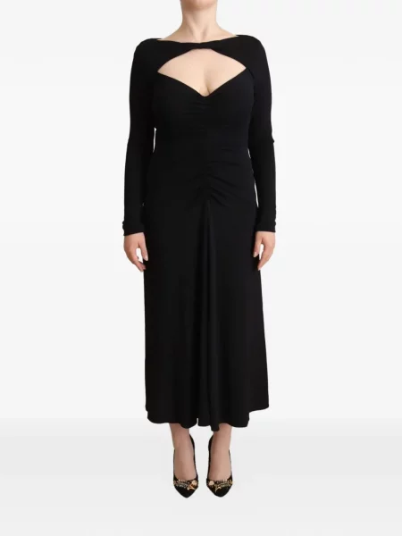 Rochie Pinko cu volane negru