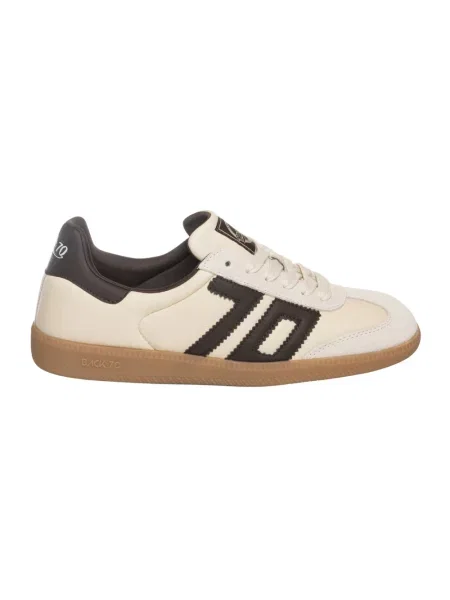 Sneakersy Back70 skórzane beżowe