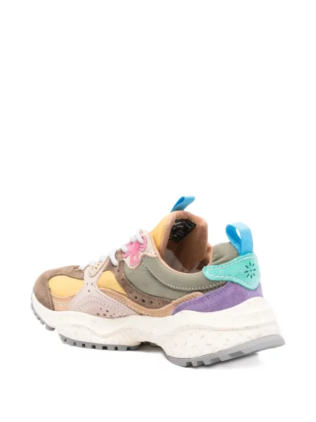 Sneakerși Flower Mountain cu model floral galben