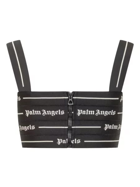 Top Palm Angels cu autograf negru