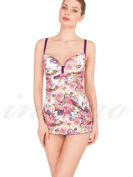 Купальник с уплотнённой чашкой плавки слип