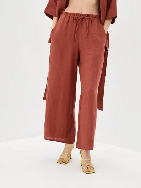 Брюки коричневі