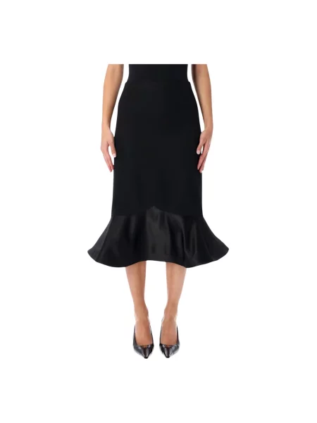 Spódnica Fendi wełniana czarna