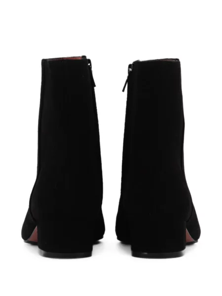 Cizme scurte Paul Warmer din piele negru