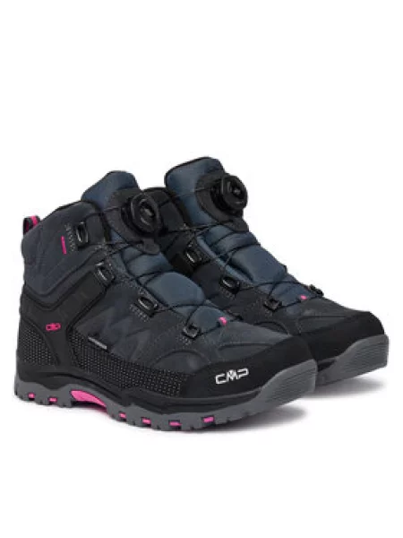 CMP Bakancs Kiruna Mid FitGo Fleece Wp fekete