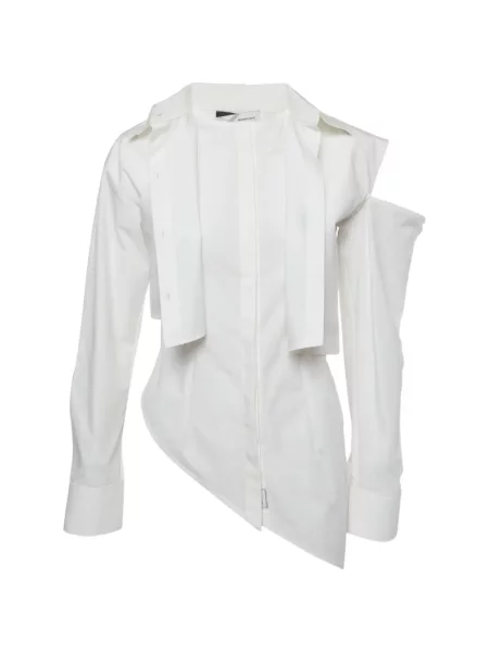 Asimetrična bluza Kkoncept bijela