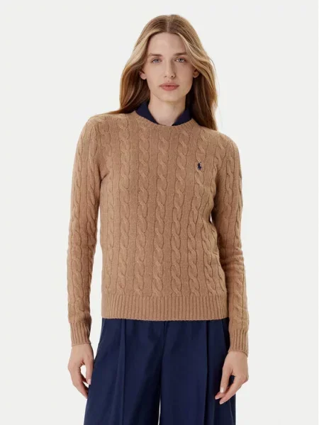 Ralph Lauren Sveter tmavobéžová béžová