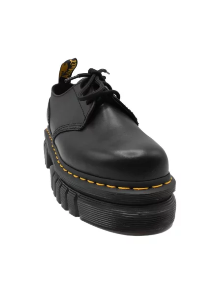 Półbuty Dr. Martens sznurowane skórzane czarne