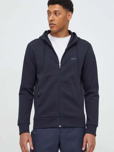 BOSS Hanorac Saggy albastru marin verde