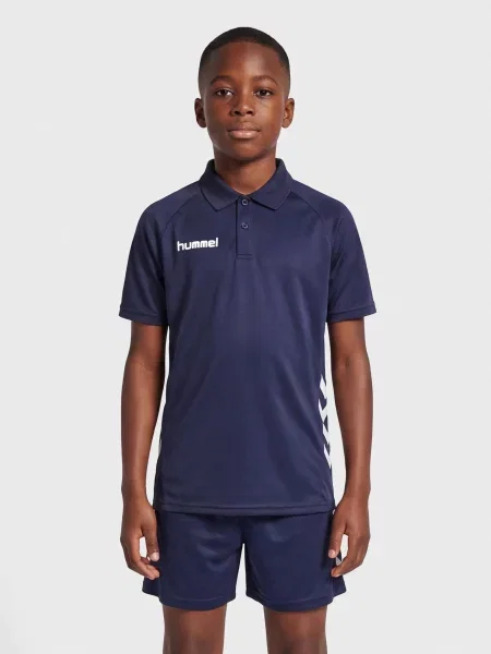 Koszulka polo do piłki nożnej dla dzieci Hummel hml PROMO niebieska