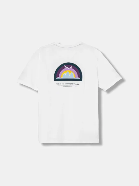 Kratka majica Salewa Eagle Anniversary bela