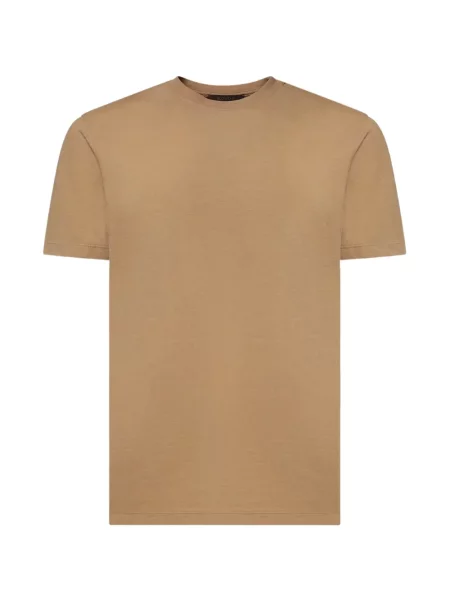Tricou Zanone cu decolteu rotund maro