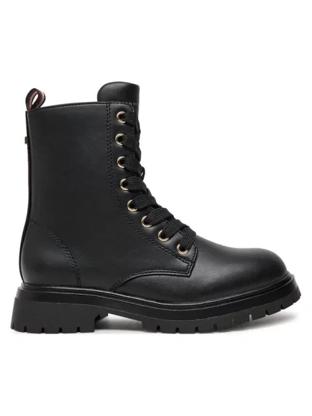 Trapery Tommy Hilfiger czarne