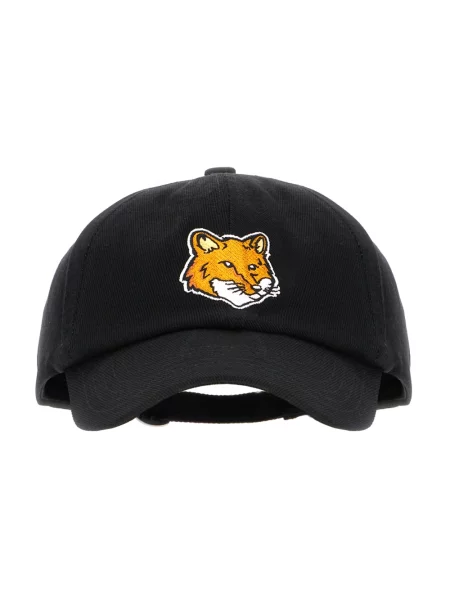 Czapka z daszkiem Maison Kitsune czarna