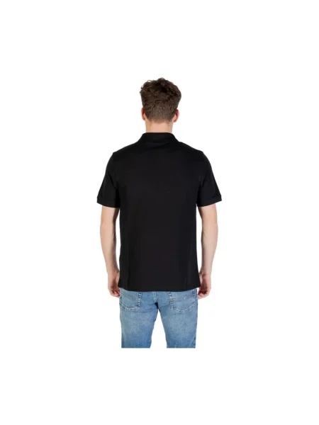 Koszulka polo Lyle & Scott z krótkim rękawem czarna
