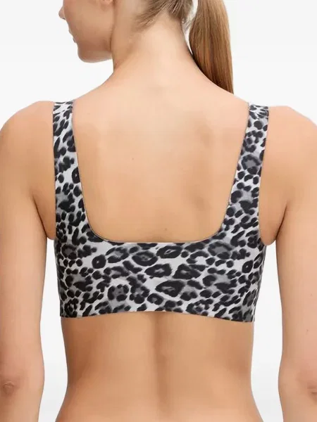 Sutien Chantelle cu imagine cu model leopard gri