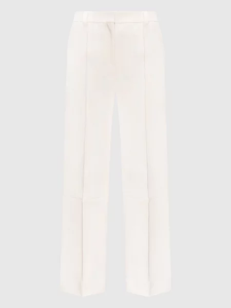 Брюки Victoria Beckham клеш белые