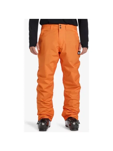 Spodnie długie Quiksilver Estate S pomarańczowe