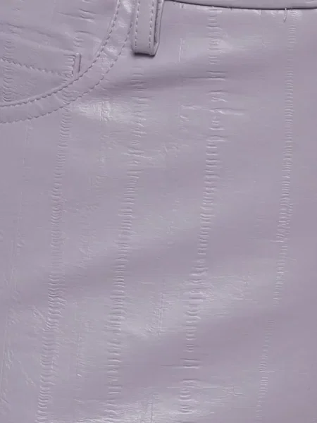 Pantaloni Rotate Birger Christensen din piele violet