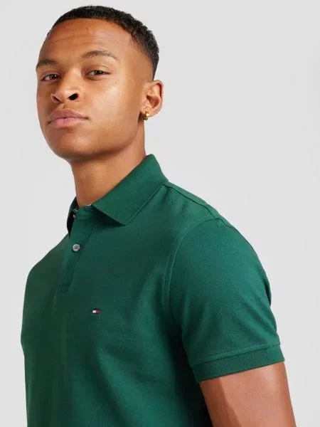 TOMMY HILFIGER Tricou pin verde