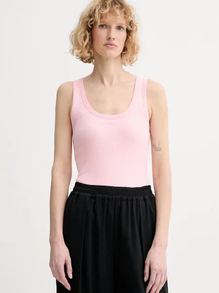 Calvin Klein top za žene od pamuka s elastanom