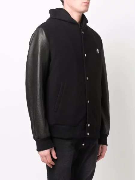 Dlouho bomber bunda Philipp Plein černá