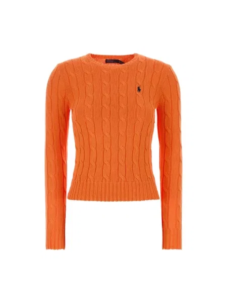 Sweter Polo Ralph Lauren pomarańczowy