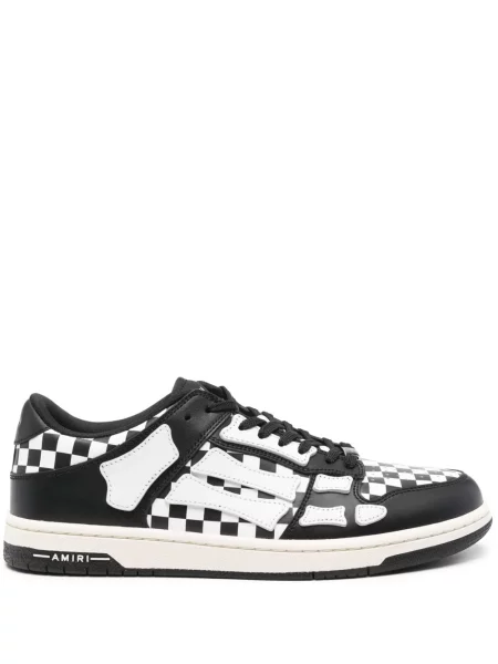 Sneakerși Amiri în carouri negru