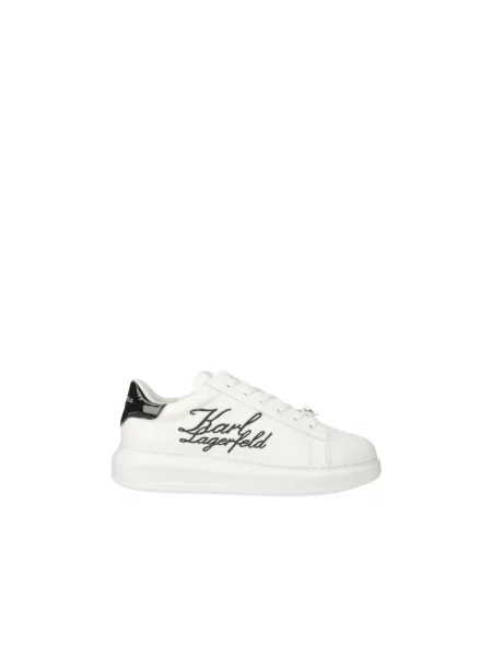 Sneakersy Karl Lagerfeld skórzane białe