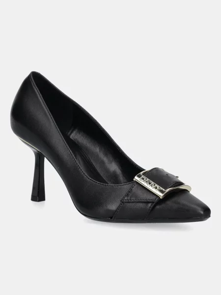 Kožené lodičky Dkny Nashbrook černá