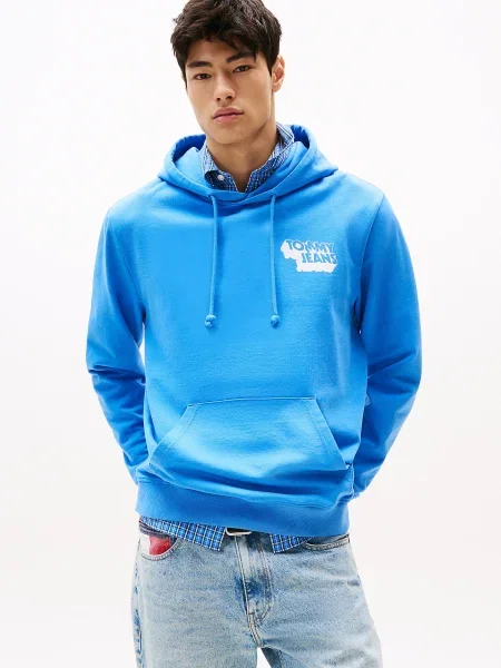 Palton Tommy Jeans alb
