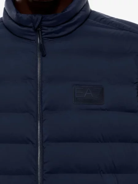 Geacă Ea7 Emporio Armani cu autograf gri