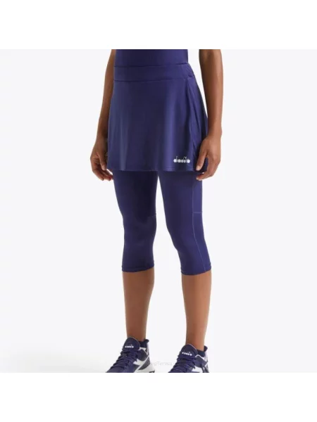 Spódniczka tenisowa z legginsami Diadora Power Skirt niebieska