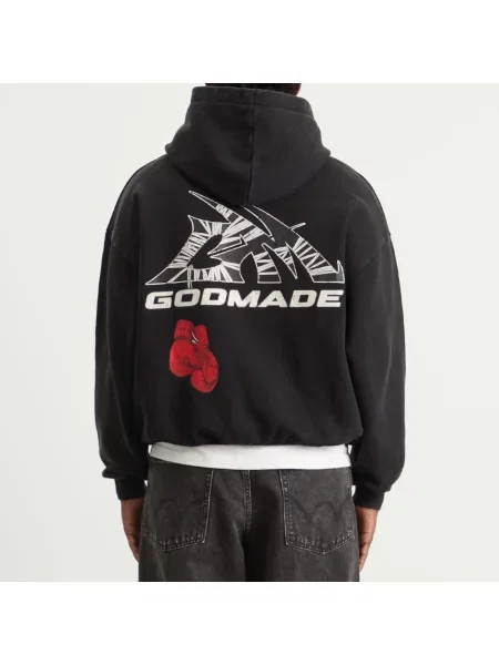 Bluza z kapturem God Made czarna