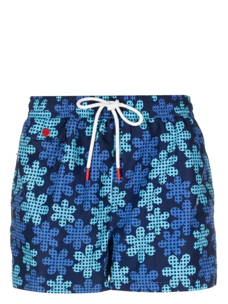 Slip de baie Kiton cu imagine albastru
