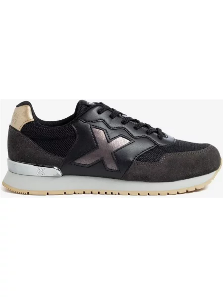 Tenisówki Monachium Dash Premium Laces w kolorze czarno-złotym 33 czarne