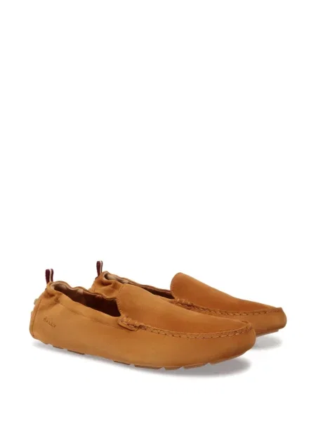 Zomšinės loaferiai Bally ruda
