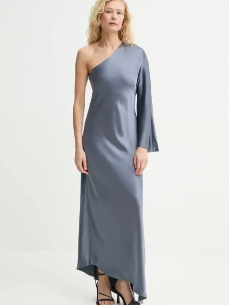 By Malene Birger rochie AVILAS maxi mulata albastru