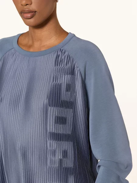 Marc Cain Bluza Z Plisami blau