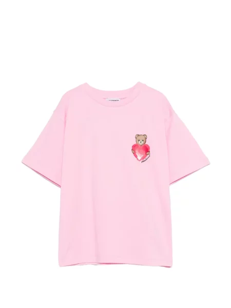 Koszulka dziecięca Moschino różowa