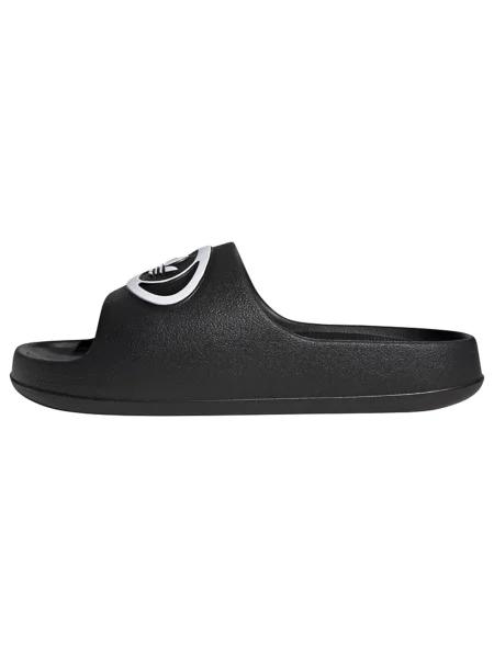 ADIDAS ORIGINALS Saboți Adilette / alb negru
