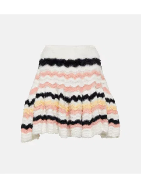 Dzianinowa spódnica Susan Fang w paski dzwony